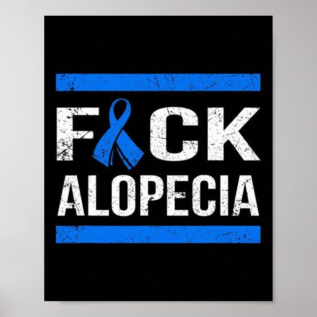 Poster Alopecia Sensibilização T (Frente)