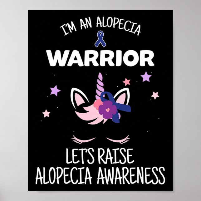 Poster Alopecia Warrior (Frente)