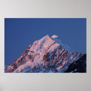 Pôster Alpenglow em Aoraki Mount Cook, Mackenzie 2