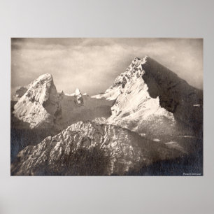 Poster Alpes bávaros - Berchtesgaden - Watzmann - Alpen