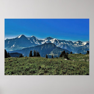 Poster Alpes de Suiça