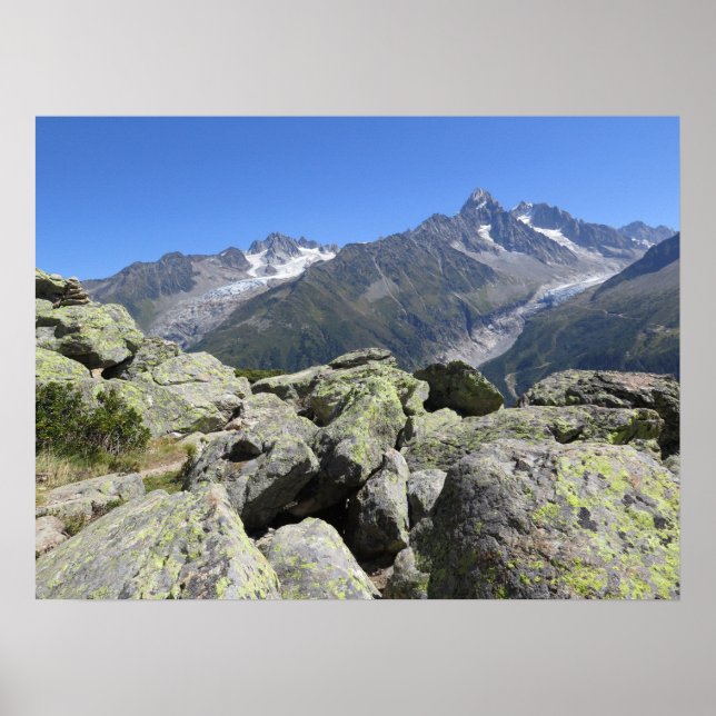 Poster Alpes Franceses Chamonix (Frente)