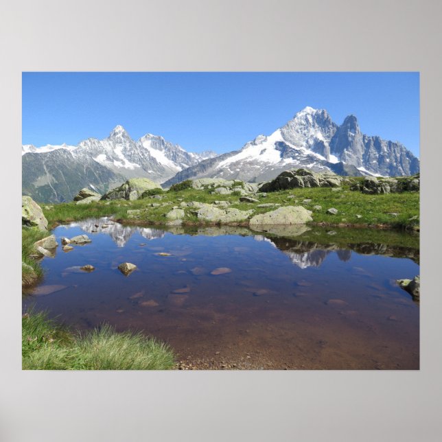 Poster Alpes Franceses Chamonix (Frente)