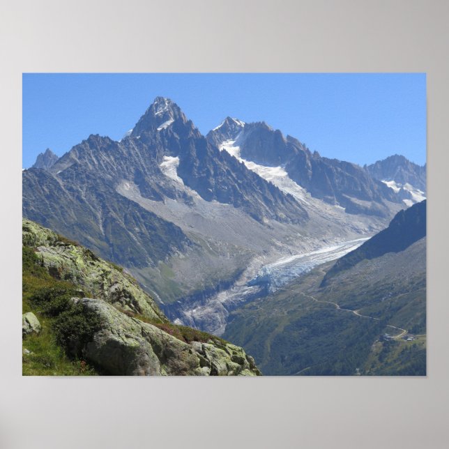 Poster Alpes Franceses Chamonix (Frente)