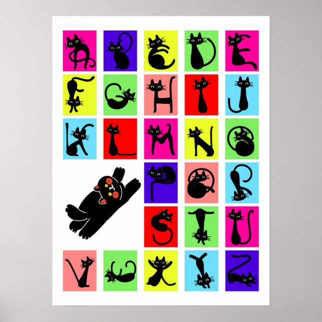 Poster Alphabet Negro Funny ABC (Frente)