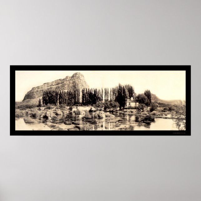 Poster Alpheus Creek ID Foto 1913 (Frente)