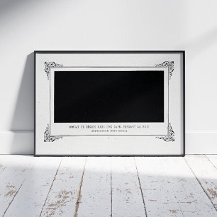 Poster Alphonse Allais, April Fools, Black, Abstrato Art