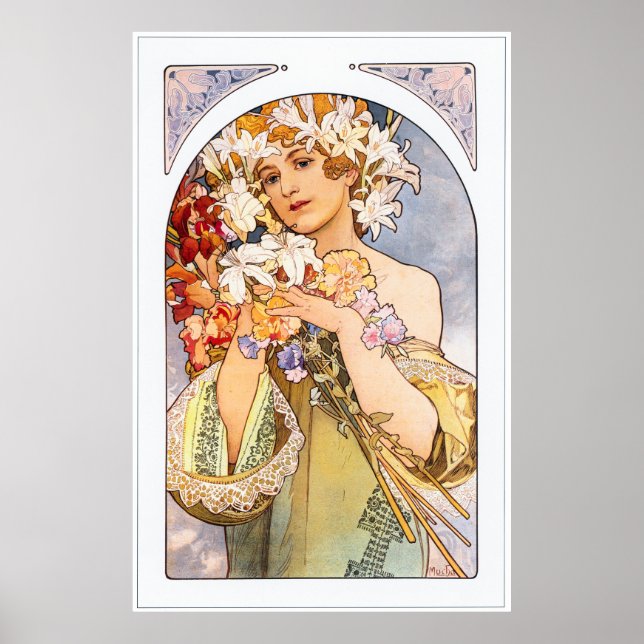 Poster Alphonse Mucha (Frente)