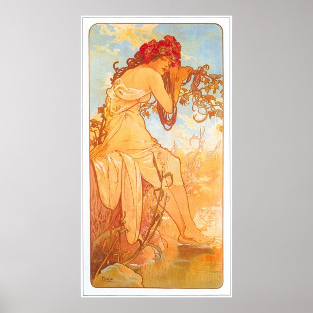 Poster Alphonse Mucha (Frente)