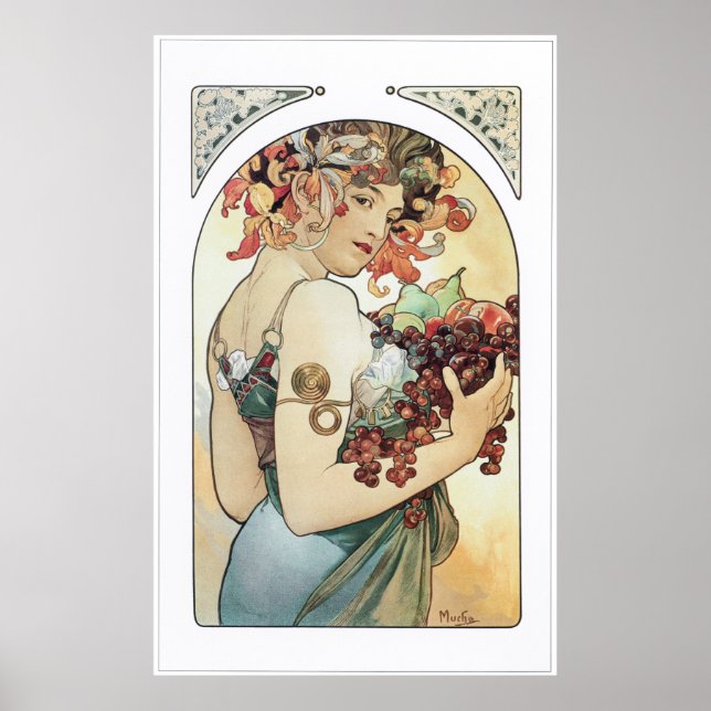 Poster Alphonse Mucha (Frente)