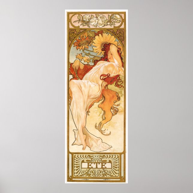 Poster Alphonse Mucha (Frente)