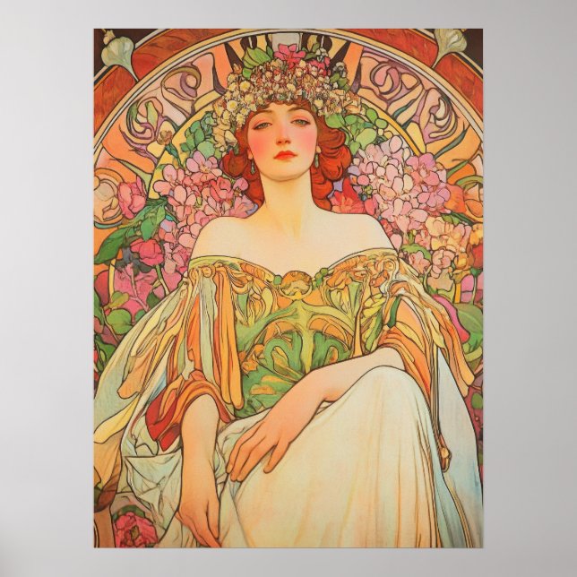 Poster Alphonse Mucha (Frente)