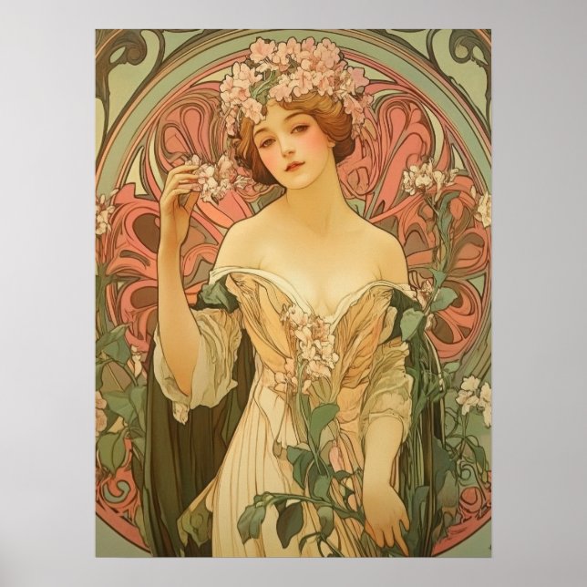Poster Alphonse Mucha (Frente)