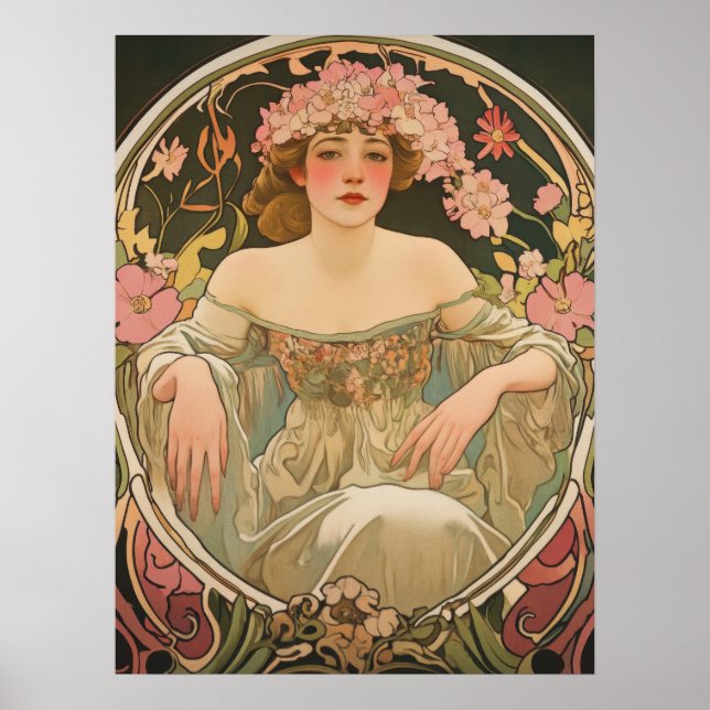 Poster Alphonse Mucha (Frente)