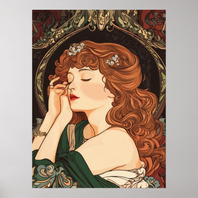 Poster Alphonse Mucha (Frente)