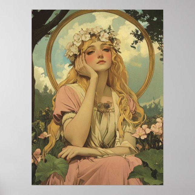 Poster Alphonse Mucha (Frente)