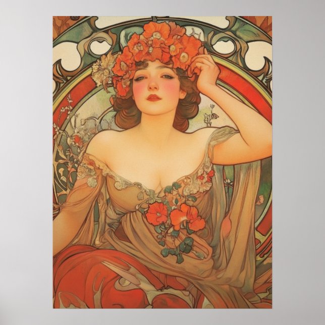 Poster Alphonse Mucha (Frente)