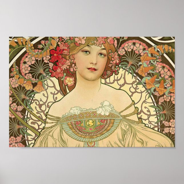 Poster Alphonse Mucha - Art Nouveau Master (Frente)