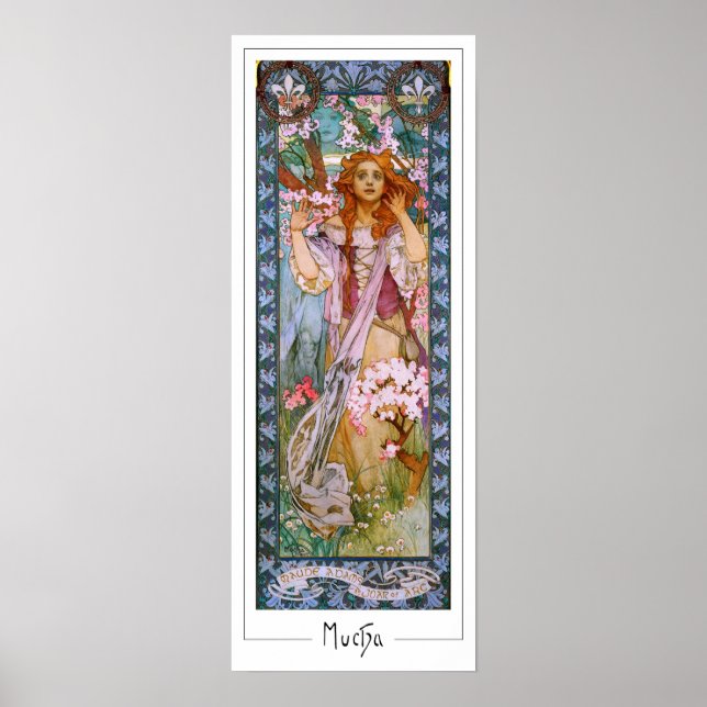 Poster Alphonse Mucha Cartaz de Arte Zedign #96 (Frente)