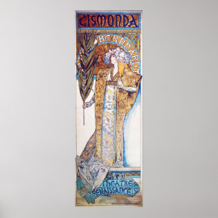 Poster Alphonse Mucha Deusa
