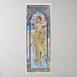 Pôster Alphonse Mucha. Eclat Du Jour/aurora, 1899