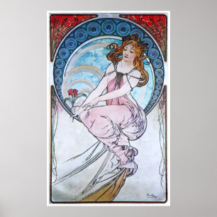 Poster Alphonse Mucha. La Peinture/Painting, 1898