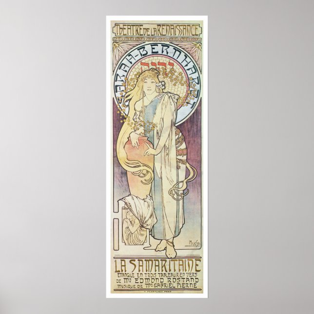 Poster Alphonse Mucha. La Samaritaine, 1897 (Frente)