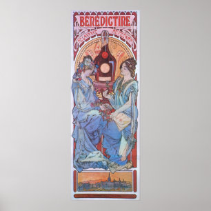 Pôster Alphonse Mucha. Lorenzaccio, 1896