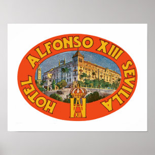 Pôster AlphonsoXIII Sevilha