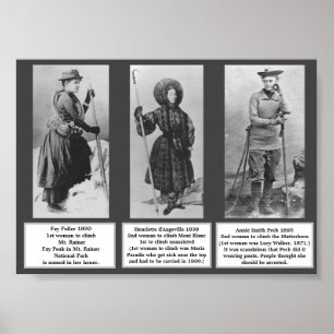 Poster Alpinistas das Montanhas Peck Fuller