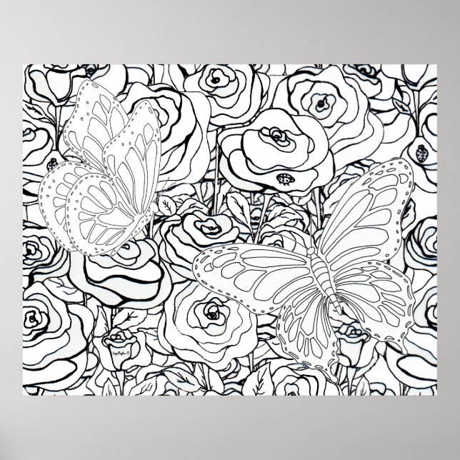 Poster Alquimia da Borboleta (Frente)