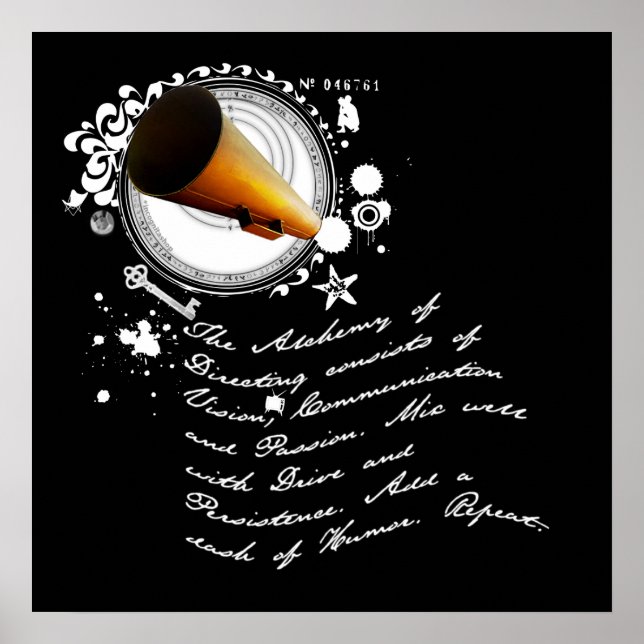 Pôster Alquimia de direção (Frente)