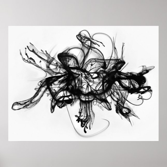 Pôster Alquimia - Tinta na Água (Frente)