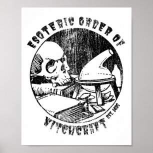 Poster Alquimista de Bruxaria com Ordem Mágica