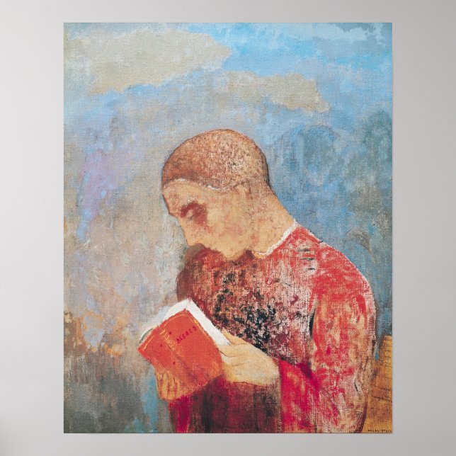 Pôster Alsace ou Monk Reading, c.1914 (Frente)