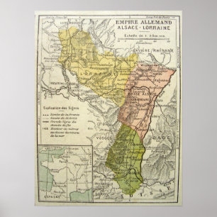 Pôster Alsácia-Lorena