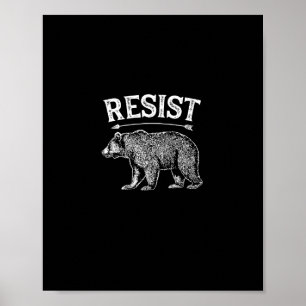 Poster Alt U National Park Resiste Service T Shirt Bear V