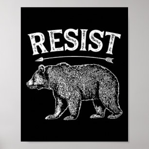 Poster Alt U National Park Resiste Service T Shirt Bear V