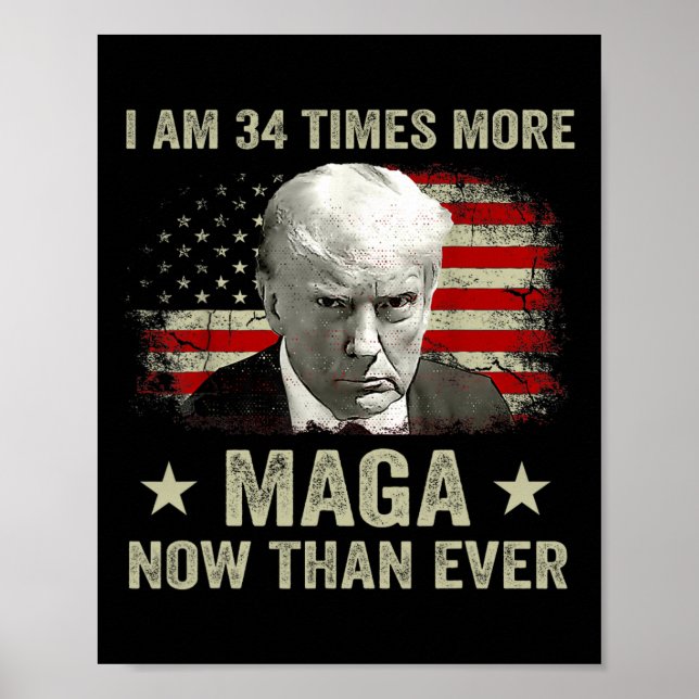 Poster Alt &# Vezes Mais Maga Agora Do Que Nunca Trump S (Frente)