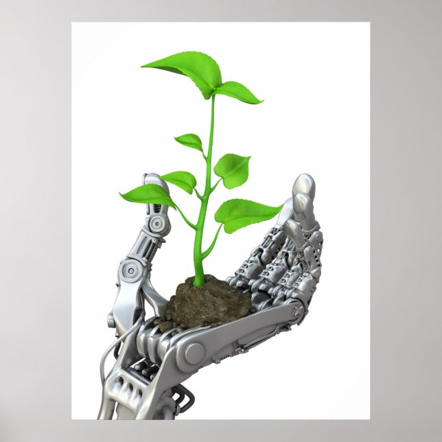 Pôster Alta tecnologia e ecologia (Frente)