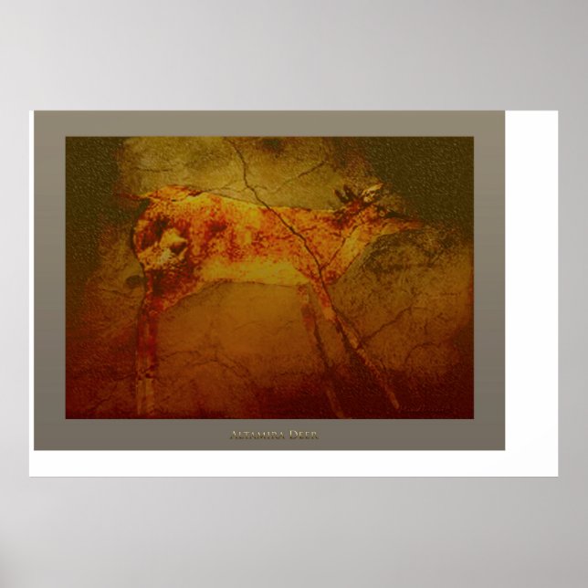 Poster Altamira Deer (Frente)
