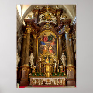 Pôster Altar Alserkirche Viena Áustria