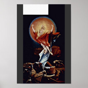 Pôster Altar anterior do altar de Isenheim no Antonine