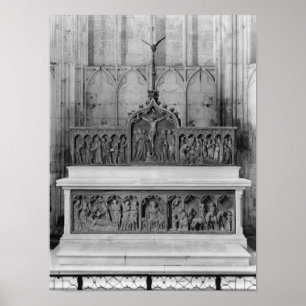 Pôster Altar e dois altarpieces decorados
