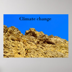 Poster Alterações climáticas cuidam do ambiente