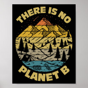 Poster Alterações Climáticas Não Há Planeta B Dia Da Terr
