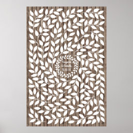 Poster Alternativa ao Livro de Assinaturas Laurel - 250