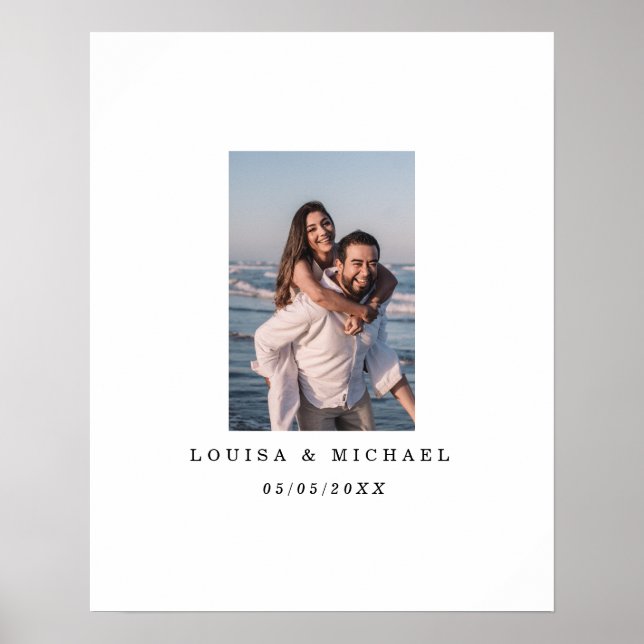 Poster Alternativo do Livro de Convidado de Casamento de  (Frente)