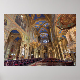 Pôster Altlerchenfelder Kirche Wien Österreich