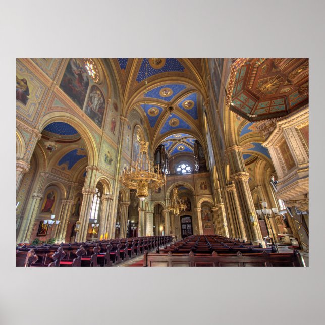 Pôster Altlerchenfelder Kirche Wien Österreich (Frente)